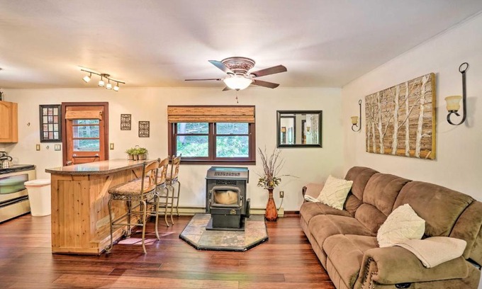 East Durham House | Relaxing East Durham Cabin Retreat with Deck & Pet Friendly