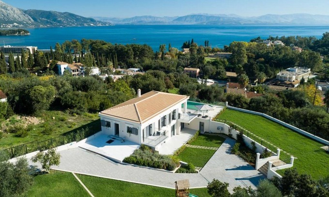 Dassia Villa | Secluded Villa Giem: Private Pool & Breathtaking Sea Views