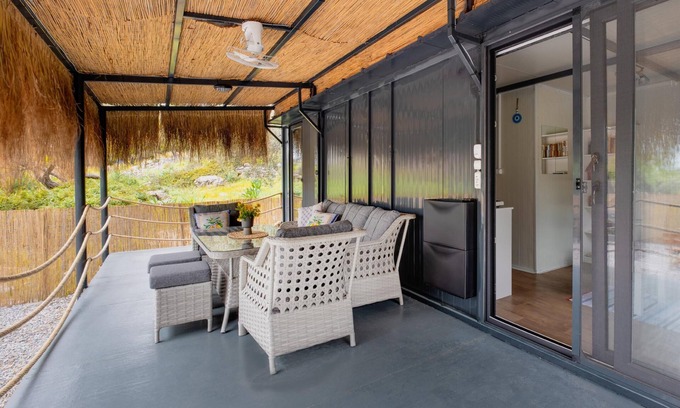 Bodrum House | Serene Retreat with Nature Views, BBQ & Garden Access