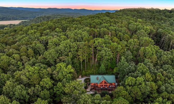 Helen Cabin | Idyllic Lodge with Mountain Views, Hot Tub & Game Room