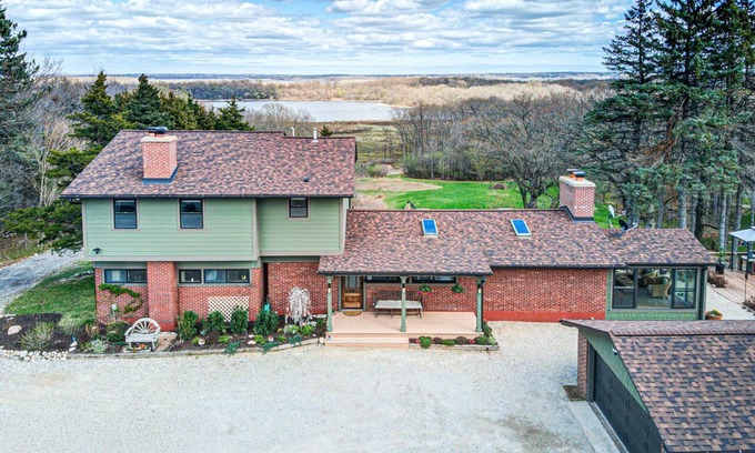 Solon Mills House | Secluded Luxury 15-Acre Paradise: Hot Tub, Game Room, Trails. Sleeps 10-16