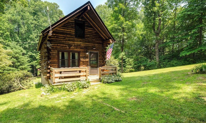 Meadows Of Dan Cabin | Inviting Meadows of Dan Cabin with Fire Pit & Amenities