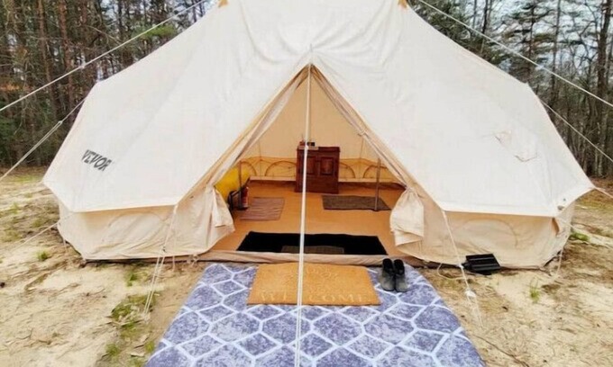 Double Springs RV Rental | Serene Tent Retreat in Bankhead for Family Getaways
