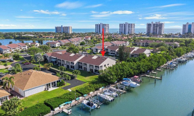 Fort Pierce Shores Condo | Inviting Villa with Marina View & Private Beach Access