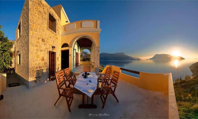 Kalymnos Villa | Unforgettable Secret Paradise Beach Villa - 4-Star Oceanfront Retreat