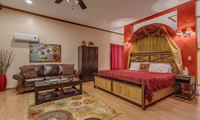Norman Bed & Breakfast | Inviting Secret Rose Suite at Whispering Pines Inn