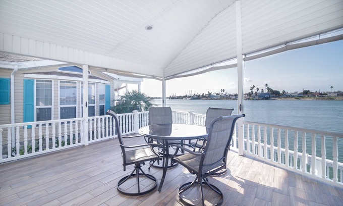 Port Isabel Cottage | Gorgeous Ocean View Property with Private Deck & Top Amenities