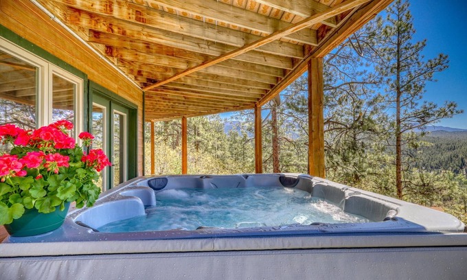 San Juan River Village House | Stunning Grand Home with Hot Tub and Scenic Views
