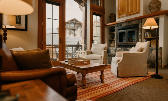 Mountain Village Cabin | InvitedHome Cabin: Private Deck, Hot Tub & Peaks Pool Awaits