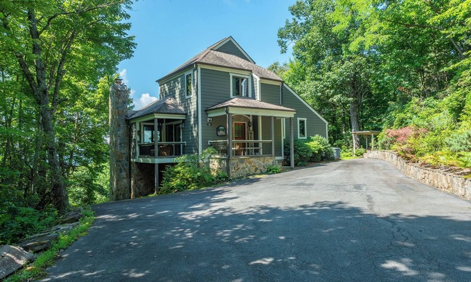 Old Fort House | Experience See Level: Charcoal Grill & Year-Round Mountain Views