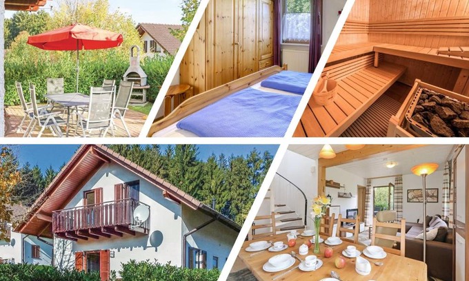 Kirchheim House | Relax at Seepark Kirchheim Ferienhaus with Sauna & Ocean View
