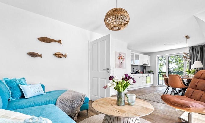 Norddeich Apartment | Seeräuber bei Büsum: Balcony, Parking & Wi-Fi Included