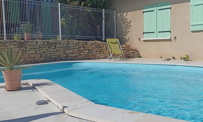 Toussieu House | Convenient Retreat near Lyon with Pool and Spa Amenities