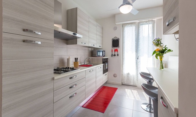 Gallaratese Apartment | Inviting Sem Benelli: Family-Friendly Stay with Breakfast