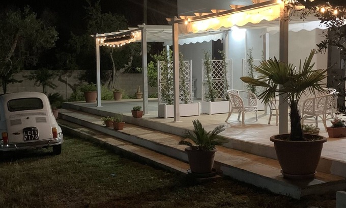 San Foca Villa | Cozy Villa Steps from the Sea with Ocean View & Breakfast