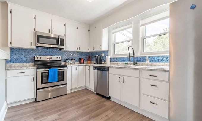 Mooresville Apartment | Exceptional Apartment with High-End Beds and Kitchen Amenities