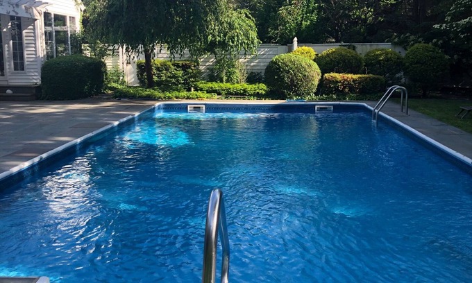 Remsenburg House | Premier Hamptons Retreat with Heated Pool & Tennis Court