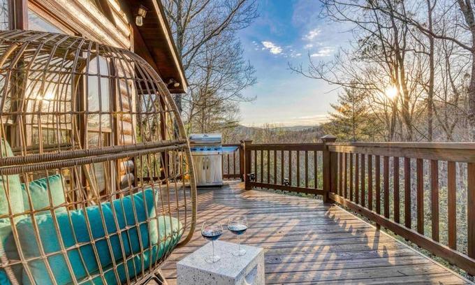 Blue Ridge Ski Chalet | Idyllic Cabin with Mountain Views & Inviting Hot Tub