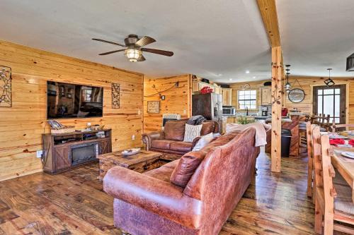 Big Cedar House | Idyllic Cabins with Decks on Kiamichi River - Rated 10/10