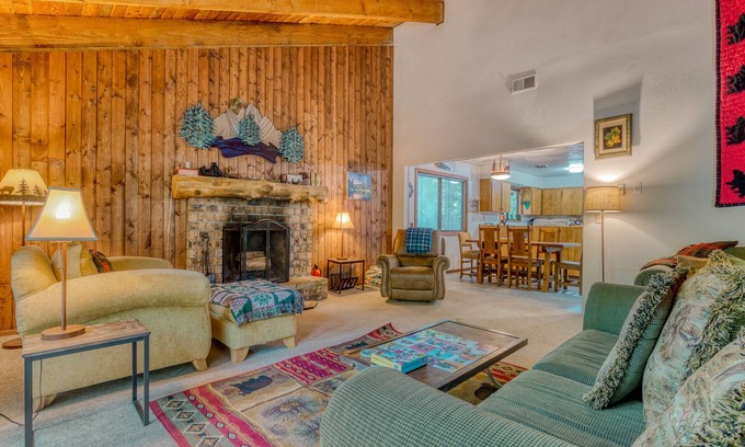 Rhododendron Cabin | Idyllic Riverfront Cottage with Firepit and Pool Access