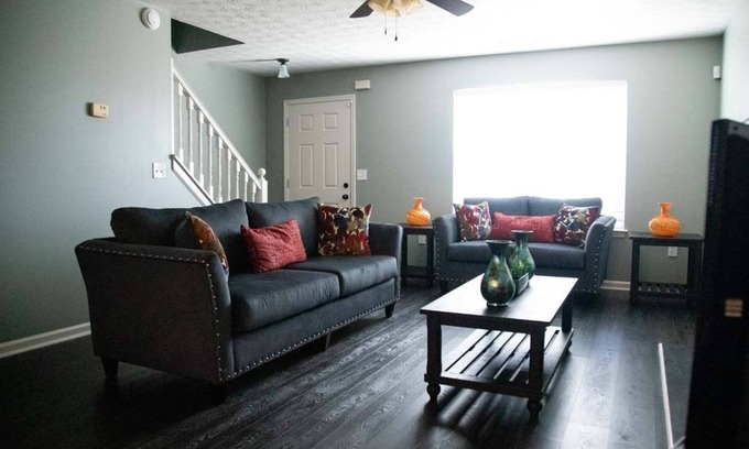 Covington House | Tranquil Family Retreat with Lake View and Cozy Fireplace