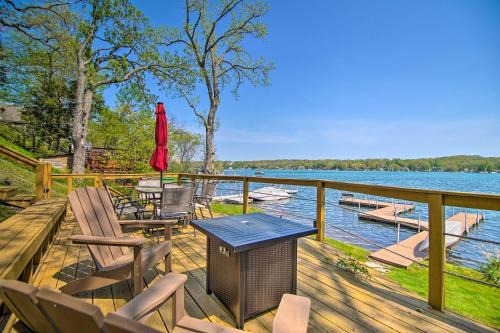 Twin Lakes House | Tranquil Lakefront Escape with Hot Tub and Boat Dock Access