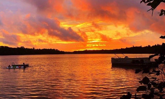 Cheboygan Cottage | Tranquil Long Lake Cottage with Pool and Scenic Views