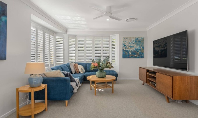 Culburra Beach House | Relaxing Pet-Friendly Retreat with Pool and Ocean Views