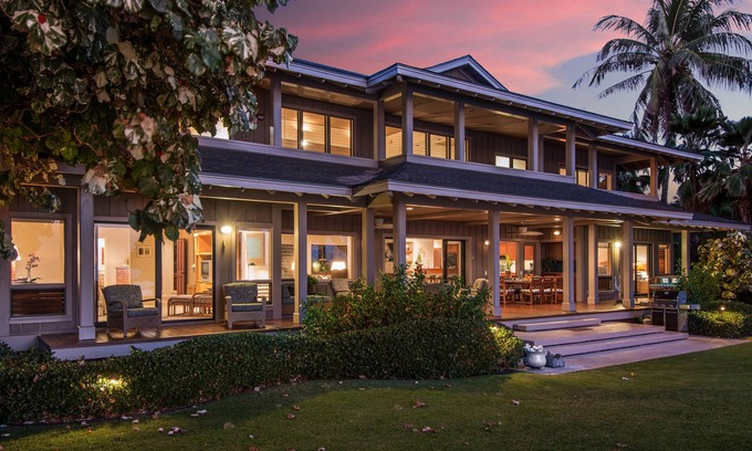 Kamuela House | Oceanview Bedrooms at Serene Puako Beachfront Estate