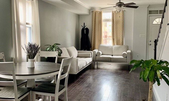 Locust Point House | Peaceful Retreat in Baltimore's Safest Neighborhood