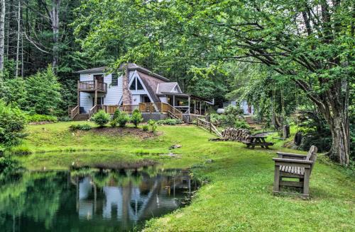 Todd House | Tranquil Todd Getaway with Private Pond & Creek Views