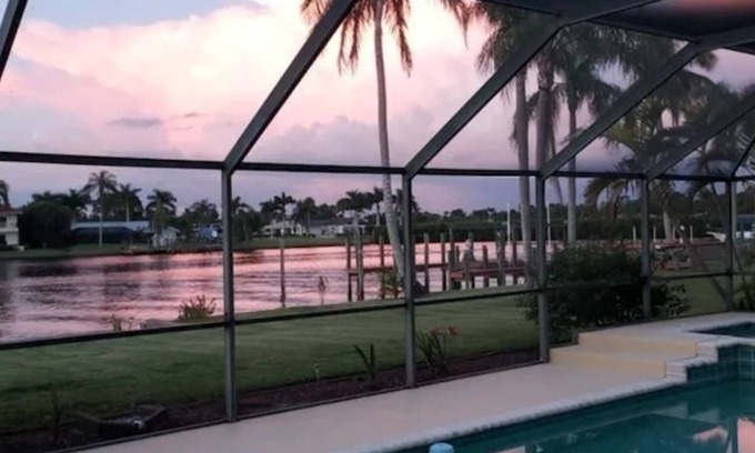 Fort Myers Shores House | Tranquil Waterfront Retreat with Private Pool & Spa