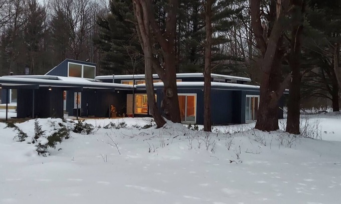 South Haven House | Idyllic Pool Retreat: Walk to Beach with Pet-Friendly Perks