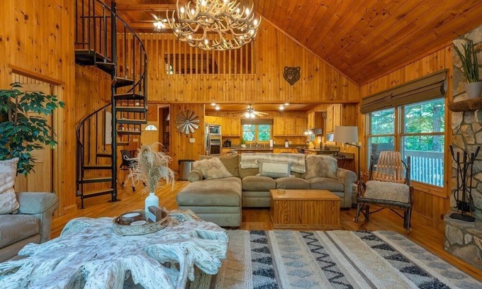Lake Lure House | Experience Serenity Ridge with Pool, Spa & Hot Tub