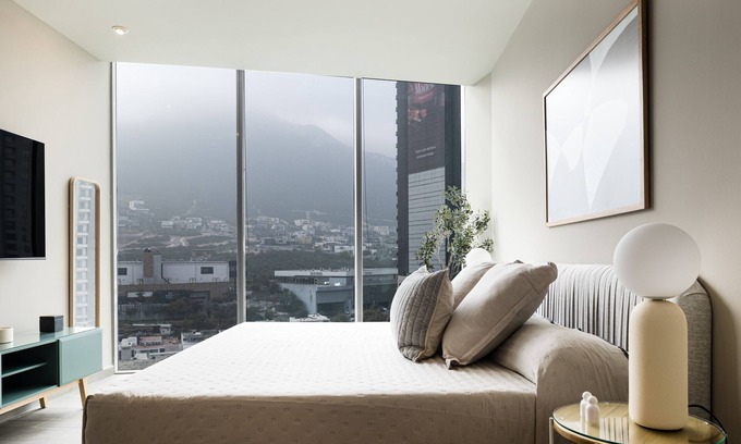 Monterrey Apartment | Tranquil Retreat Near San Pedro with Pool and Spa
