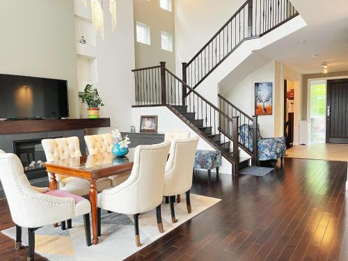 Burke Mountain House | Cozy Suite with Private Bath and Inviting Hot Tub