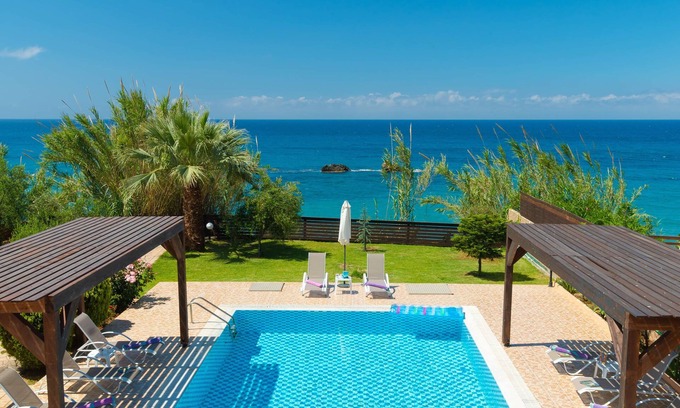 Agios Matthaios Villa | Explore Sew View Villa Sofia: Oceanfront Paradise Awaits