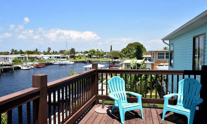 Port Richey Villa | SF Waterfront Getaway and BBQ