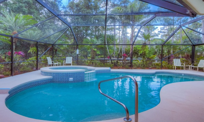 Jupiter Farms House | Unwind at SHADEY ACRES: Eco-Retreat with Heated Pool