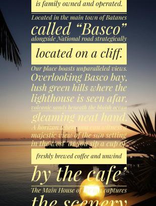 Basco House | Guest Rated 10/10 at Shanedel's Inn & Café with Ocean View