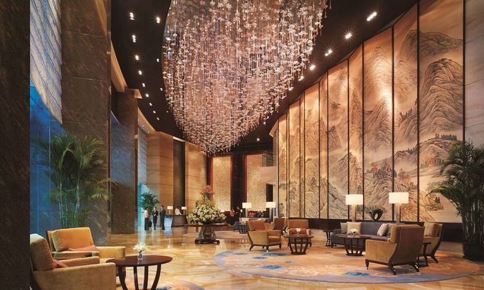Shinan District Hotel | Elegant Shangri-La Qingdao: 5-Star Retreat with Spa & Pool