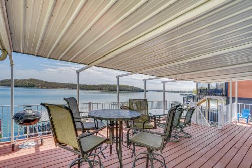 Gravois Mills House | Shared Dock at Waterfront Lake of the Ozarks Home