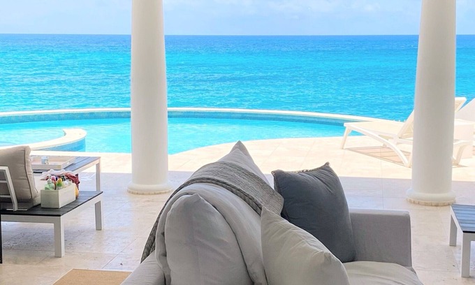 Maho Villa | Modern Villa at Shore Pointe with Ocean View & Spa Amenities
