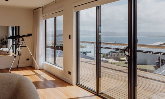 Akaroa House | Pet-Friendly Oceanfront Retreat at 'Shore Thing' Akaroa