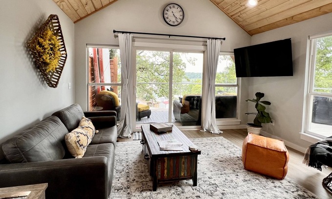 Cookson Cabin | Serene Cabin with Lake Views and Hot Tub, Rated 10/10