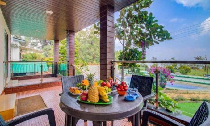 Gureghar Apartment | Shreyash Valley View Villa: Poolside Retreat Awaits You