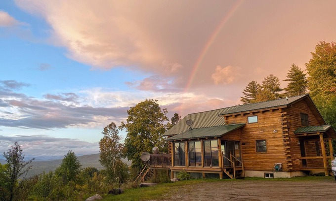 Dalton Cabin | Inviting Log Cabin Retreat with Deck, Hot Tub & Fire Pit