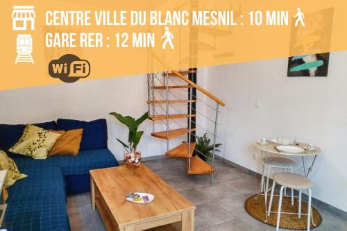 Le Blanc-Mesnil Apartment | Family-Friendly Stay at Le Pacha 3 with Kitchen Amenities