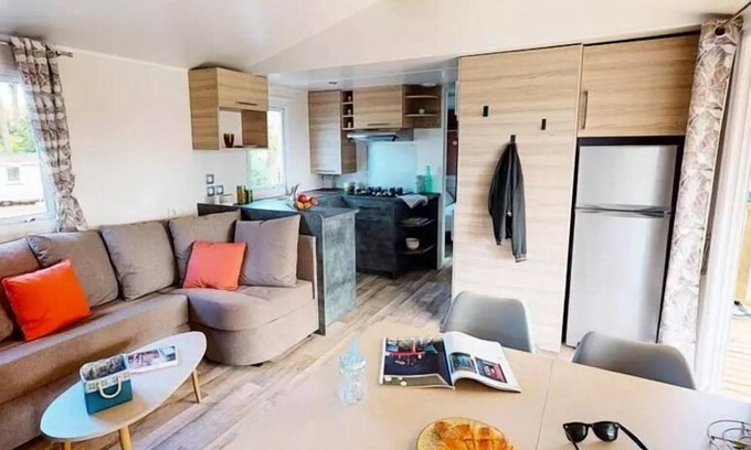 Saint-Julien-en-Born House | Siblu – The Dunes of Contis * - Mobil home Wellness 3 ch signature with air conditioning 8 people