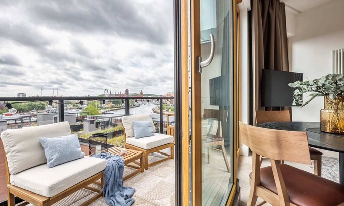 Gdansk City Center Apartment | Pet-Friendly Haven with WiFi and Balcony in Gdansk